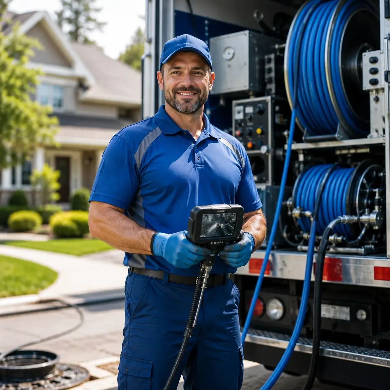 Local outdoor drain cleaning specialists in Big Bay, MI